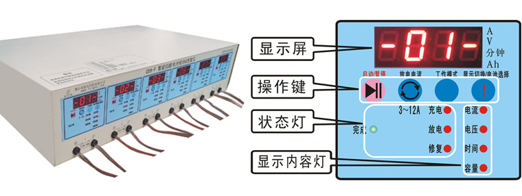 CD6-F 藍(lán)光智能鉛酸電池檢測/修復(fù)儀(12V/16V通用)