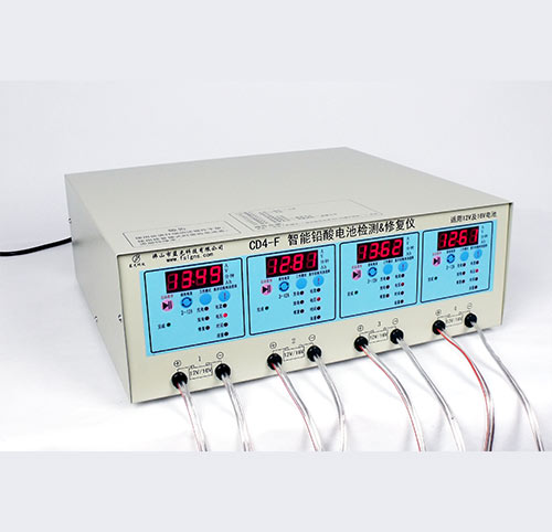 藍(lán)光四路正負(fù)脈沖蓄電池修復(fù)儀,電動車電池修  復(fù)儀CD4-F